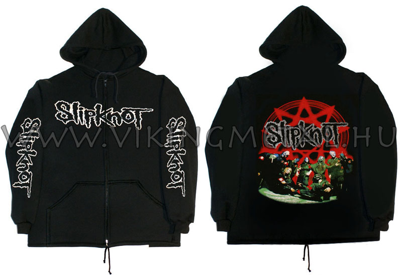 Slipknot - Pentagram kapucnis pulcsi