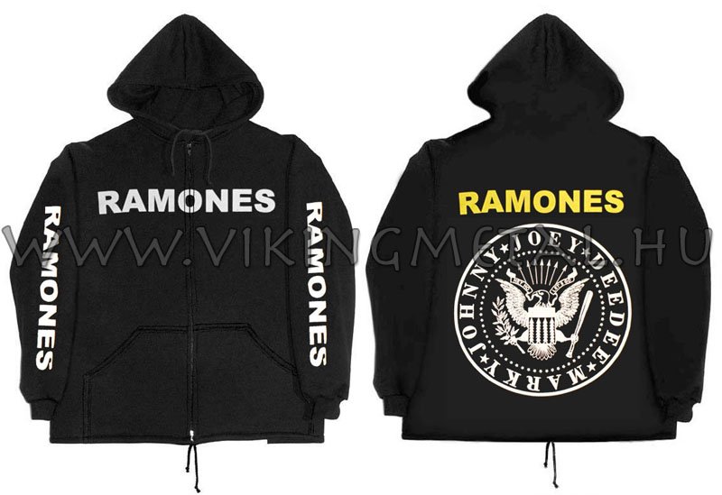 Ramones kapucnis pulcsi
