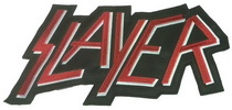 Slayer hímzett hátfelvarró